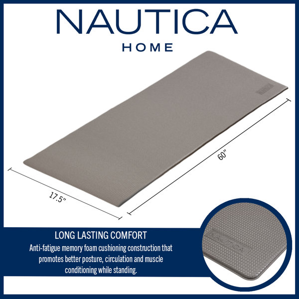 Nautica Embossed Basketweave AntiFatigue Mat & Reviews Wayfair